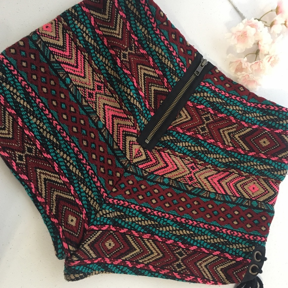🖤ECOTE | Sky Jacquard Pinup Shorts - Picture 7 of 10